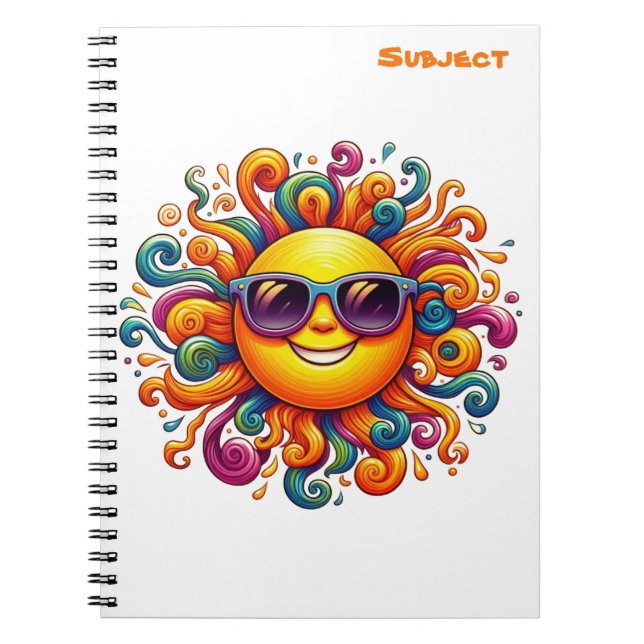 Sunny Smile Notizblock (Vorderseite)