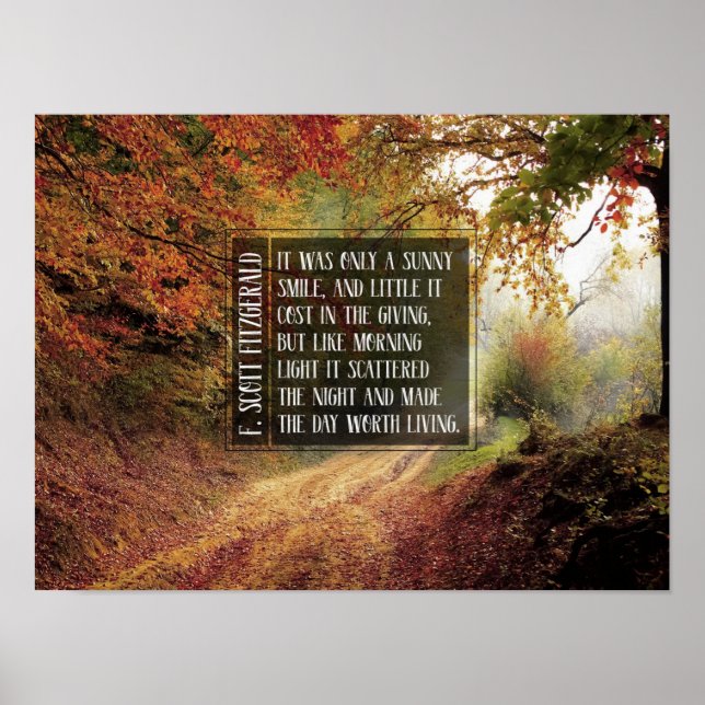 Sunny Smile Poster (Vorne)