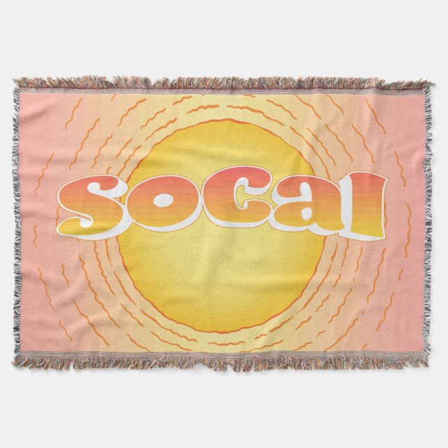 Sunny SoCal Decke (Vorderseite)