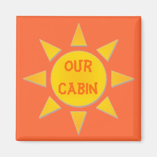 Sunny Stateroom Door Marker Magnet (Vorne)