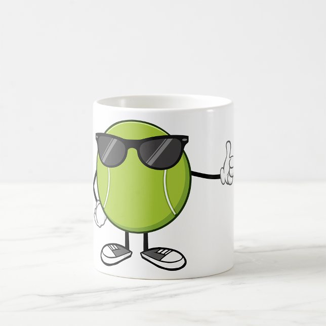 Sunny Tennis Ball Kaffeetasse (Von Creator hochgeladen)