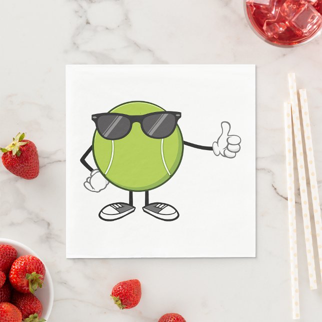 Sunny Tennis Ball Serviette (Von Creator hochgeladen)