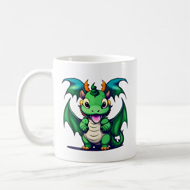 Sunny The Friendly Dragon Kaffeetasse (Links)