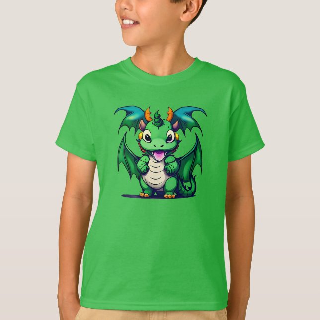 Sunny The Friendly Dragon T - Shirt (Vorderseite)