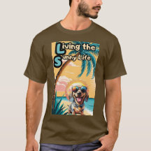 Sunny Vibes: Cooler Hund in Sonnenbrille
