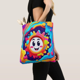 Sunny Vibes: Farbenfrohe Freude Tasche