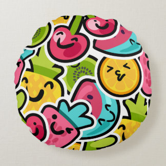 Sunny Vibes – Your Summer Store ☀️🏖️ Rundes Kissen