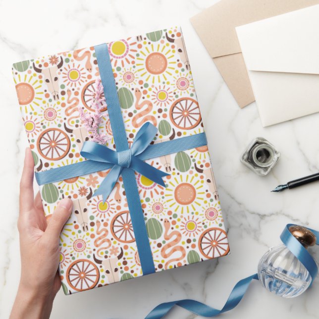 Sunny Western Adventure Geschenkpapier (Schenken)