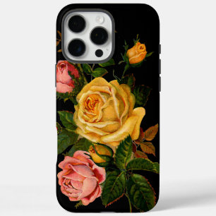 Sunny Yellow Elegane Floral Heirloom Rose Schwarz title_seo2