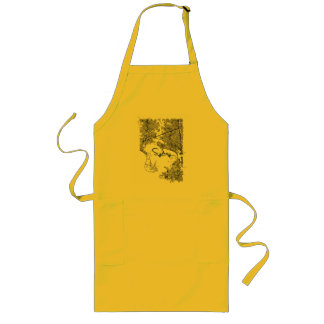 Sunny Yellow Sydney Map Kitchen Apron Lange Schürze