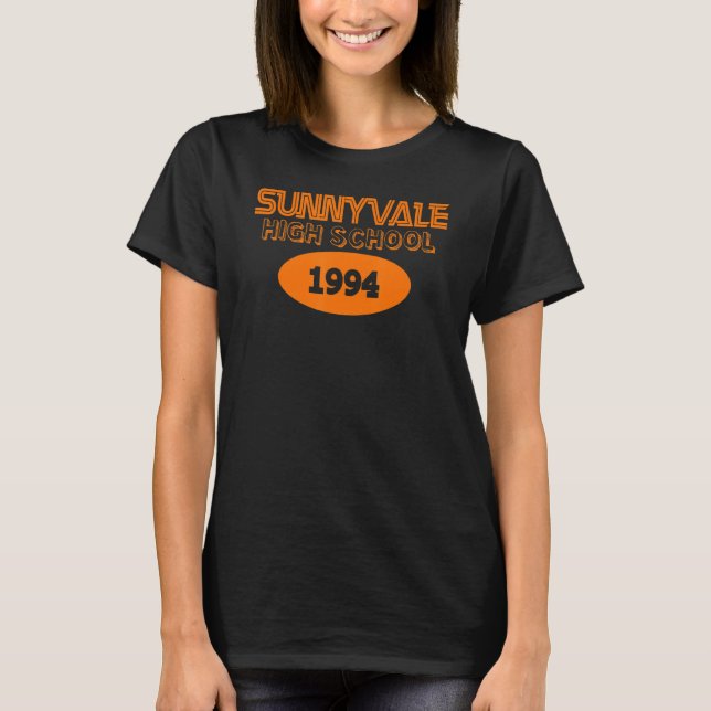 Sunnyvale High School 1994 glückliches Halloween T-Shirt (Vorderseite)