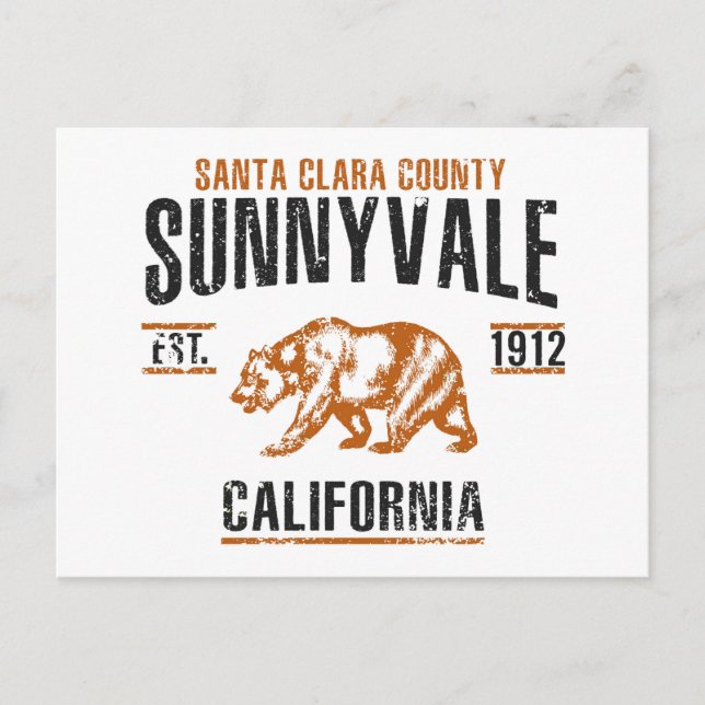 Sunnyvale Postkarte (Vorderseite)