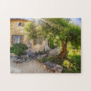 Sunray in der Abtei St. Hilaire  Frankreich