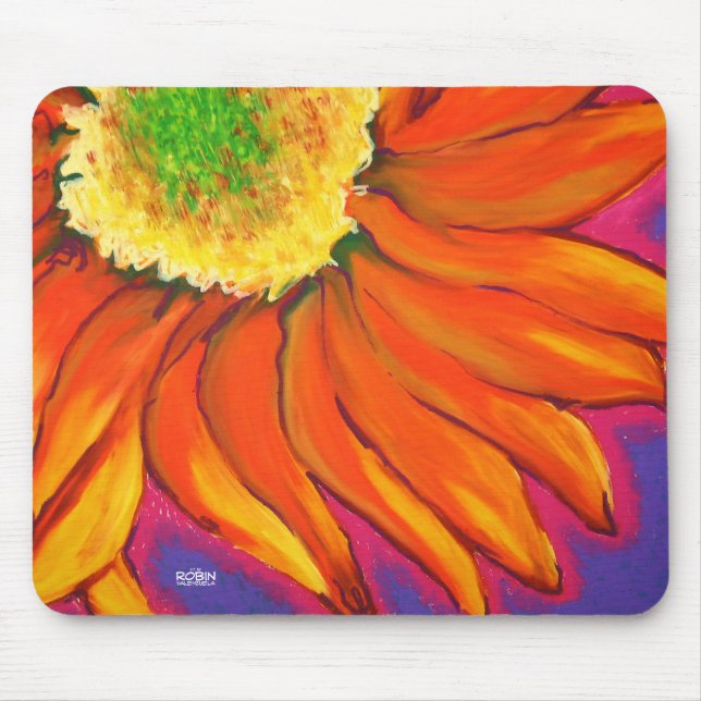 SunRay SunFlower Mouse Pad Mousepad (Vorne)