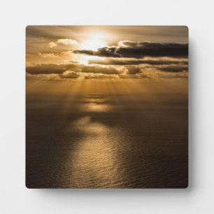 Sunrise above the Atlantic ocean Fotoplatte