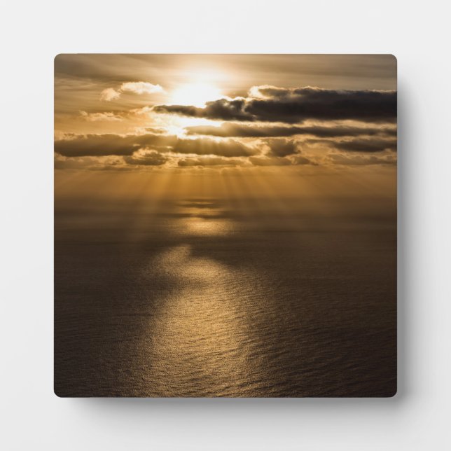 Sunrise above the Atlantic ocean Fotoplatte (Vorderseite)