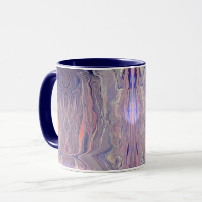 Sunrise Acrylic Pour Mug (Devant gauche)