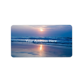 Sunrise Address Label Adressaufkleber