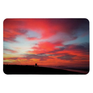 Sunrise at Newport Beach, Kalifornien Magnet