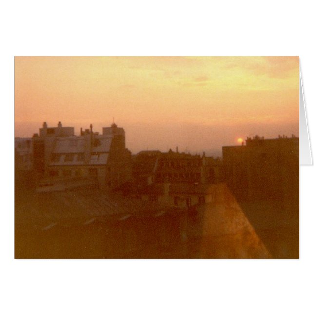 "Sunrise, Avenue Marceau, Paris" (Vorderseite (Horizontal))