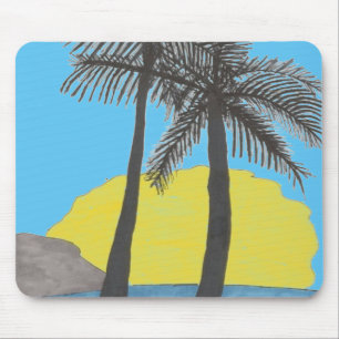 Sunrise Beach Scene Mouse Pad Mousepad