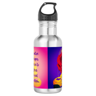 Sunrise Buddha #2 - Wasser ist lebendig Edelstahlflasche