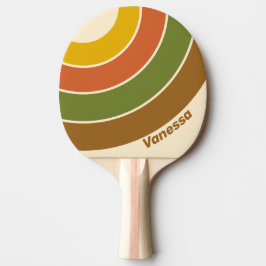 Sunrise Clover Circle Stripe with Name Tischtennis Schläger