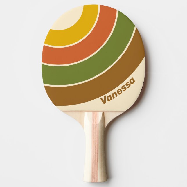 Sunrise Clover Circle Stripe with Name Tischtennis Schläger (Vorderseite)