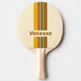 Sunrise Clover Pin Striped with Name Tischtennis Schläger
