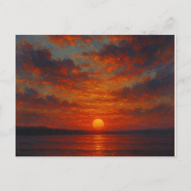 Sunrise Einladungspostkarte (Vorderseite)