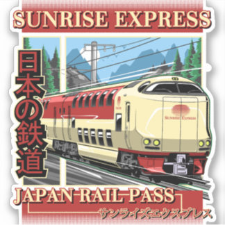Sunrise Express - Übernachtung Schlepper Aufkleber