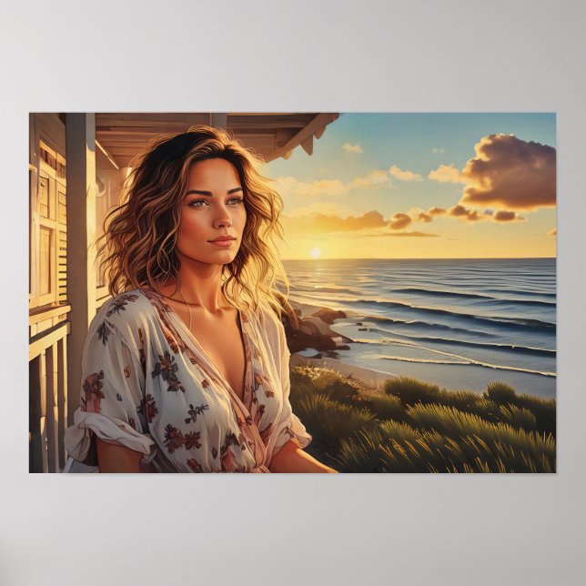 Sunrise Fine Art Poster (Vorne)