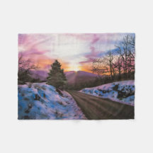 Sunrise Fleece Blanket