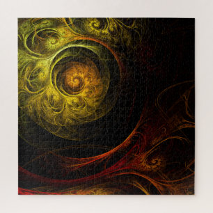 Sunrise Floral Red Abstrakte Kunst