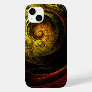 Sunrise Floral Red Abstrakte Kunst Case-Mate iPhone 14 Plus Hülle