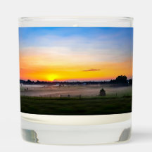 Sunrise Foggy du Dakota du Sud