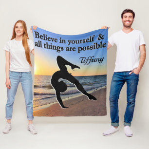 SUNRISE FOTO CUSTOM GYMNASTICS FLEECKET FLEECEDECKE