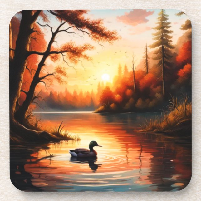 Sunrise Getränkeuntersetzer (Vorderseite)