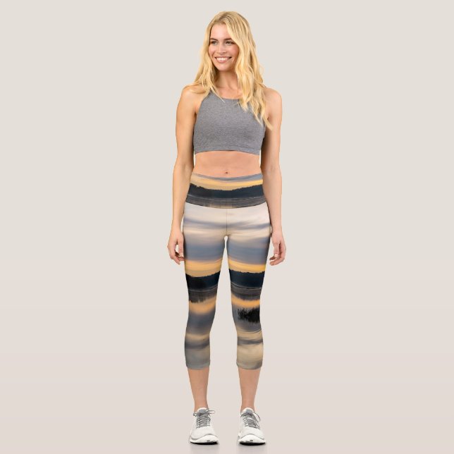 Sunrise Glory Capris Leggings (Vorderseite)