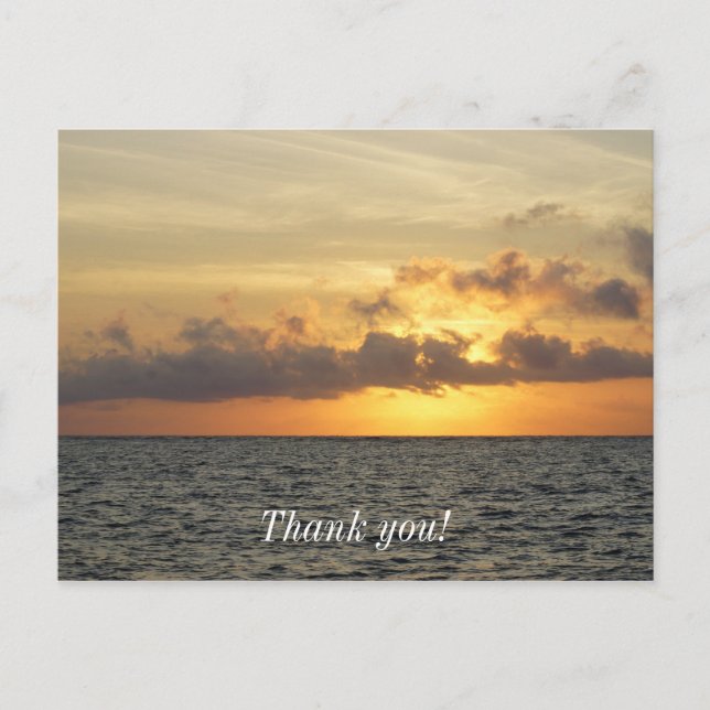 Sunrise Glory Folly Beach Postkarte (Vorderseite)