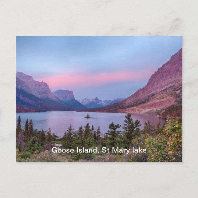 Sunrise Goose Island Postkarte (Vorderseite)