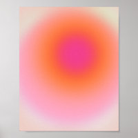 Sunrise Gradient - Beige rosa Orange