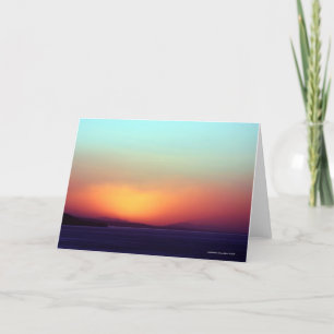 Sunrise Grußkarte Karte
