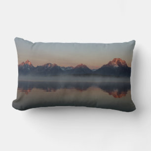 Sunrise in Jackson Dam Grand Teton Nationalpark Lendenkissen