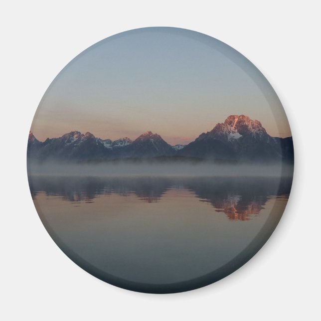 Sunrise in Jackson Dam Grand Teton Nationalpark Magnet (Vorne)