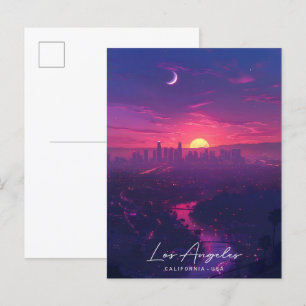 Sunrise in Los Angeles Kalifornien USA Reisen Postkarte