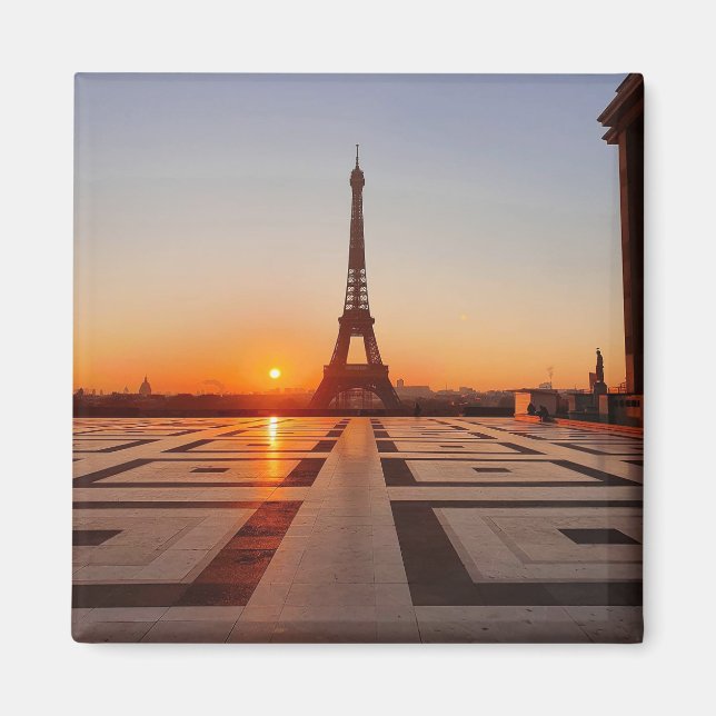 Sunrise in Paris Magnet (Vorne)