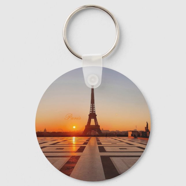 Sunrise in Paris Schlüsselanhänger (Vorderseite)
