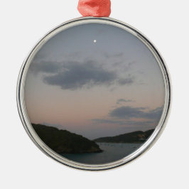 Sunrise in St. Thomas III US Virgin Islands Silbernes Ornament