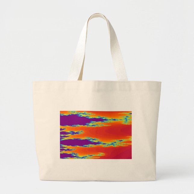 Sunrise Jumbo Tote Bag Stoffbeutel (Vorne)